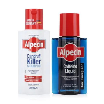 Alpecin-Dandruff Killer Shampoo and Caffeine Liquid